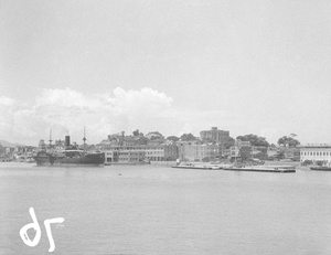 A China Navigation Company coaster at Amoy in 1940