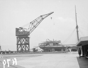 Crane at Taikoo Dockyard, Hong Kong
