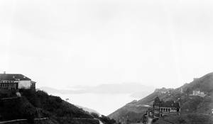 View westwards (1) from Peak House (Taikoo House), The Peak, Hong Kong