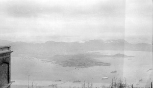 View eastwards (1) from Peak House (Taikoo House), The Peak, Hong Kong