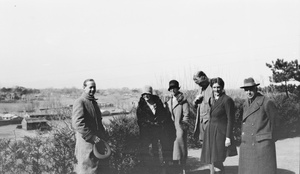 Group at British Legation Lodge (Ta Tau Tze), Beijing