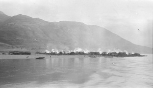 Condensing salt beside the Yangtze River