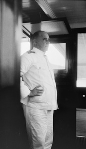 George Henry Pennefather on board a ship