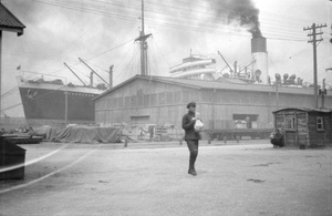 The 'Sarpedon' and a warehouse, Dalny