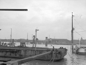 Sunk ships, Shanghai, April 1938