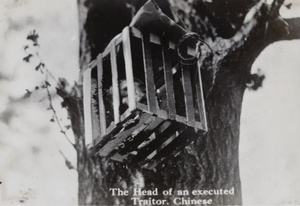 The head of an executed man