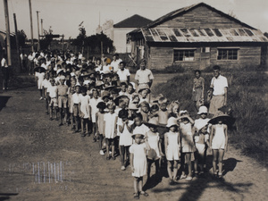 Assembled children, Lunghua Civilian Assembly Centre, Shanghai