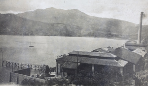 View from the China Mining & Metal Company Ltd bungalow, of Tai Mo Shan (大帽山) and Gin Drinkers Bay (醉酒灣), Hong Kong