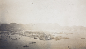 Victoria Harbour and Kowloon (九龍) viewed from the Peak, Hong Kong