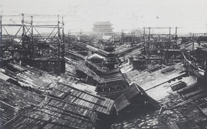 Rooftop view of a main street in Guangzhou