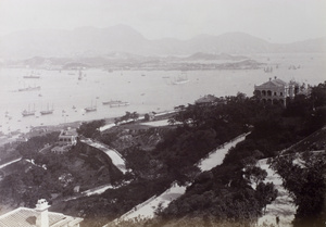 Victoria Harbour and Tsim Sha Tsui (尖沙咀), Kowloon, viewed from Hong Kong Island