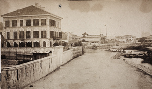 Hong of W.R. Adamson & Co., and The Bund, looking northwards, Shanghai