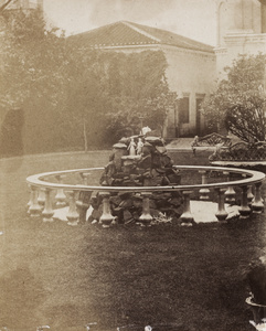 Fountain in the garden, Taiping, Shanghai