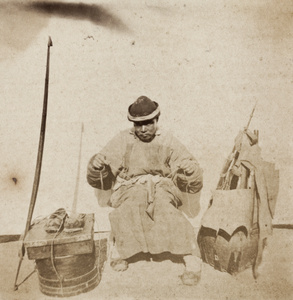 Street cobbler, Shanghai