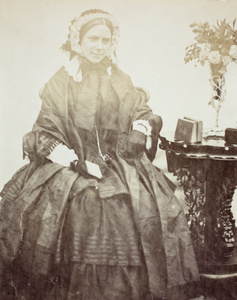Mrs. Hobson, the wife of the Trinity Church chaplain, Shanghai