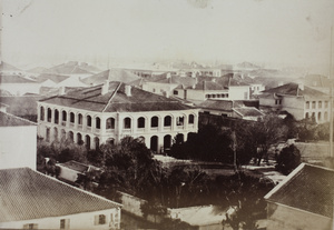 Lindsay & Co. viewed from Trinity Church tower, Shanghai