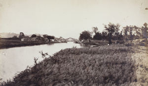 View on road to Lakes, near Shanghai