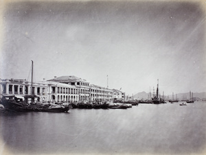 View of the Praya, from Lane, Crawford & Company's Wharf, Hong Kong