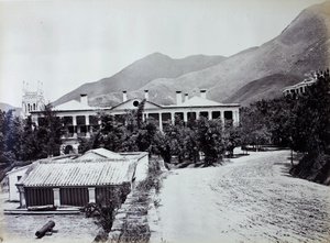 Government Offices and St John's Cathedral tower, Hong Kong