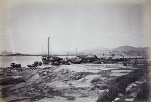 Chinese junks and sampans, East Point, Hong Kong