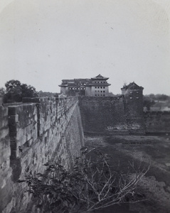 An inner city corner guard tower, Peking