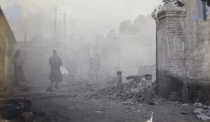 Burnt out properties (Peking Mutiny), Peking 1912
