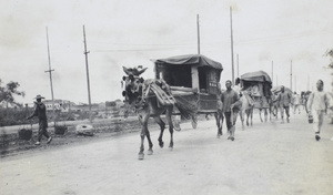 Two mule litters, Peking