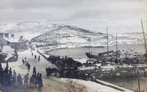 Cargo beside pier, Weihaiwei