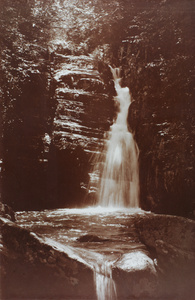 Emerald Pool and waterfall, near Kuling