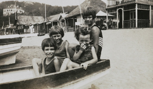 Children on a beach