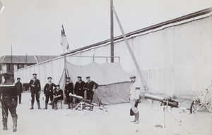 German marines with machine guns, Xinhai Revolution, Wuhan