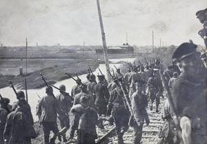 Revolutionary soldiers retreating to Dazhimen