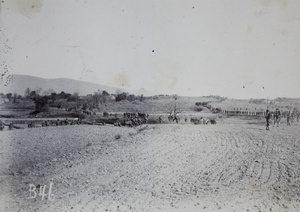 Qing army manoeuvering, and resting, near Hankow