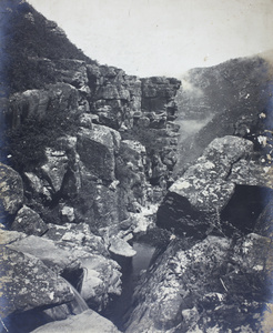 Mountain stream and gorge, Kuling